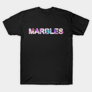 Colorful Abstract Marble Gems Patterns T-Shirt